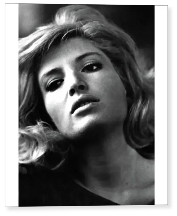 Print : Actress Monica Vitti Print : Actress Monica Vitti