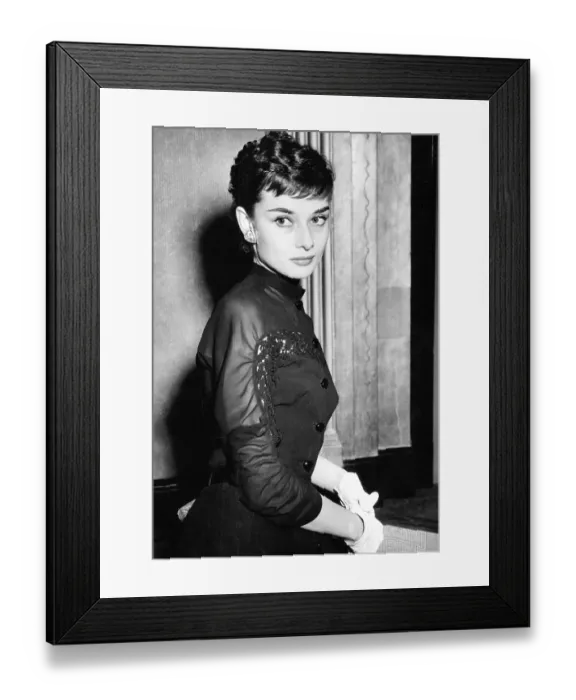 Framed Print : Audrey Hepburn aged 24 Framed Print : Audrey Hepburn aged 24