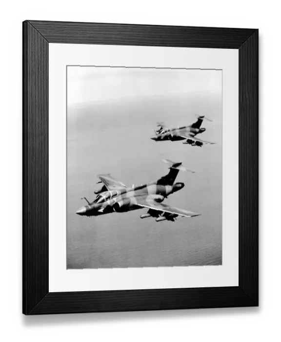 Framed Print : RAF Hawker Buccaneers Mk 2B, 1991 Framed Print : RAF Hawker Buccaneers Mk 2B, 1991