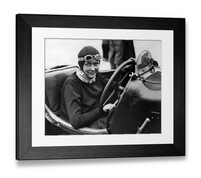 Framed Print : Female racing driver Jill Scott, wife of W.B. Scott 1929 Framed Print : Female racing driver Jill Scott, wife of W.B. Scott 1929