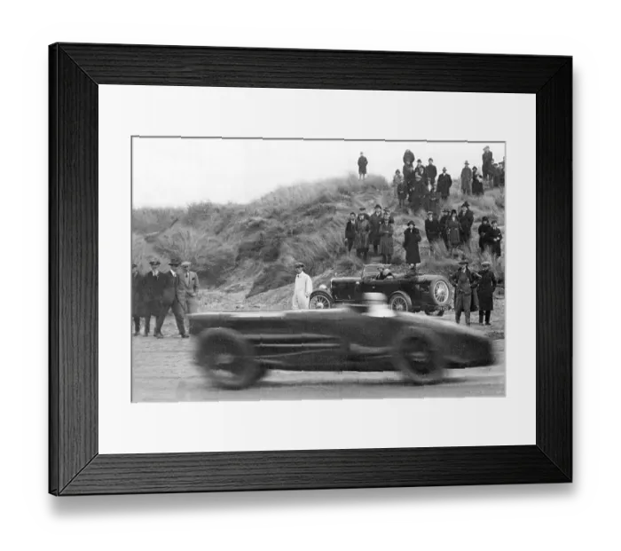Framed Print : Sir Henry Segrave Beating the world speed record on 16 March 1926 Framed Print : Sir Henry Segrave Beating the world speed record on 16 March 1926