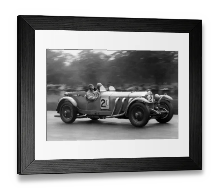 Framed Print : Lord Howe, Racing Driver, in the Irish Grand Prix in 1930 Framed Print : Lord Howe, Racing Driver, in the Irish Grand Prix in 1930
