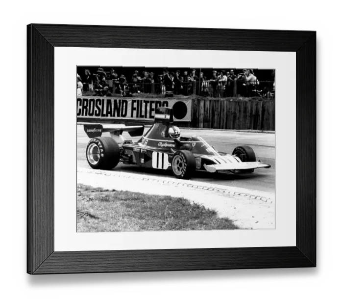 Framed Print : Formula One Racing Driver Clay Regazzoni driving for Ferrari in 1974 Framed Print : Formula One Racing Driver Clay Regazzoni driving for Ferrari in 1974