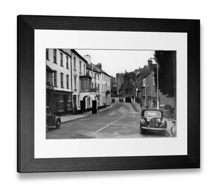 Framed Print : Street scene in Pembroke 1952 Framed Print : Street scene in Pembroke 1952
