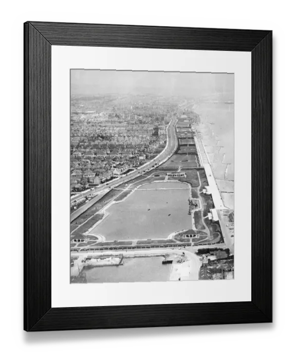 Framed Print : A view of Hove in Sussex taken from the air Framed Print : A view of Hove in Sussex taken from the air