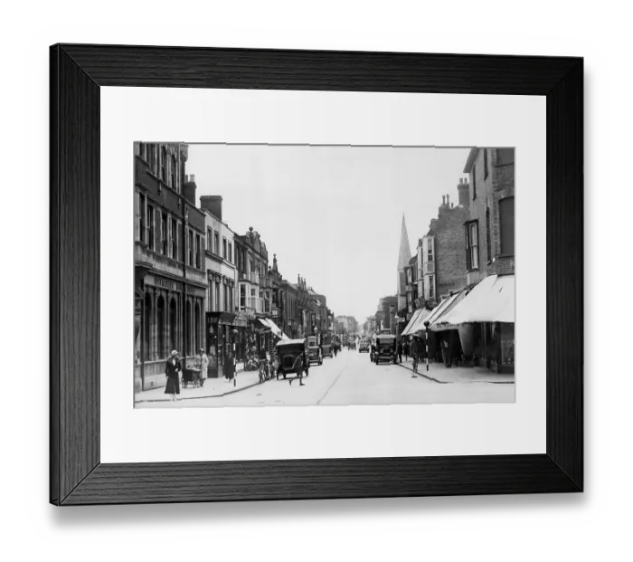 Framed Print : The High Street at Herne Bay 1936 Framed Print : The High Street at Herne Bay 1936
