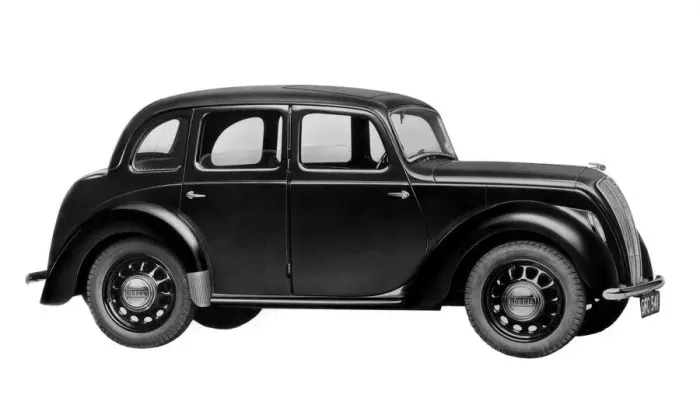 Framed Print : 1938 Morris Eight motor car