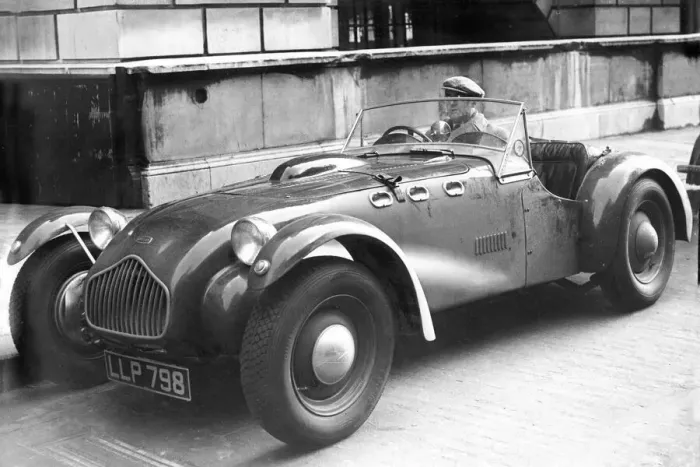 Framed Print : 1950 Allard sports car