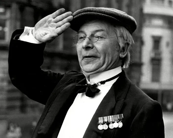 Framed Print : Actor Clive Dunn as his Dads Army character Corporal Jones Framed Print : Actor Clive Dunn as his Dads Army character Corporal Jones