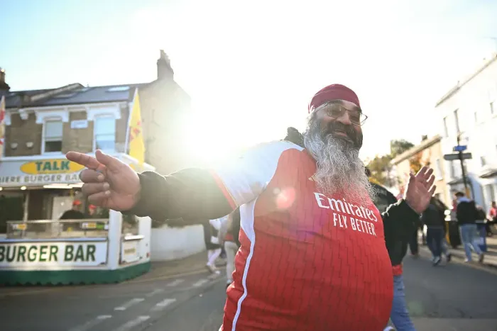 Framed Print : Arsenal fans Framed Print : Arsenal fans