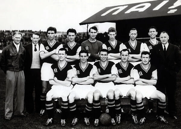 Aston Villa Football Club Team Group 1957