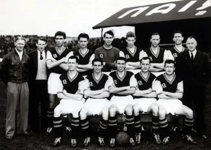 Framed Print : Aston Villa Football Club Team Group 1957 Framed Print : Aston Villa Football Club Team Group 1957
