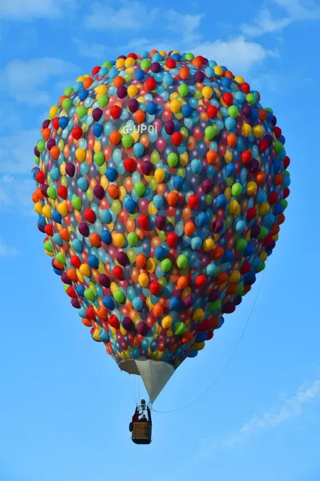 Framed Print : A Balloon of balloons