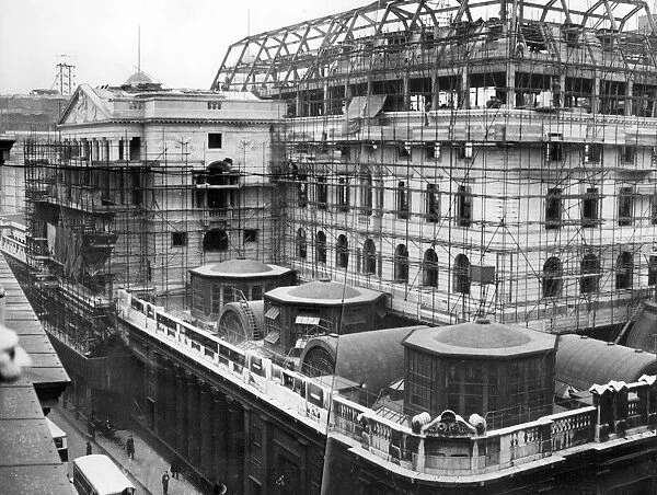 The Bank of England under construction