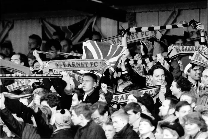 Framed Print : Barnet Fans 1991