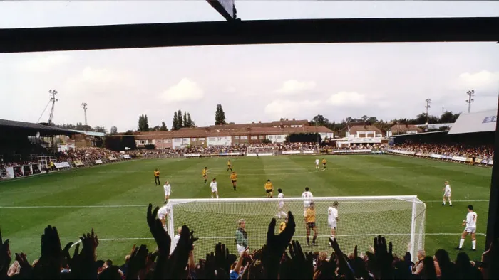 Framed Print : Barnet FC football ground Framed Print : Barnet FC football ground