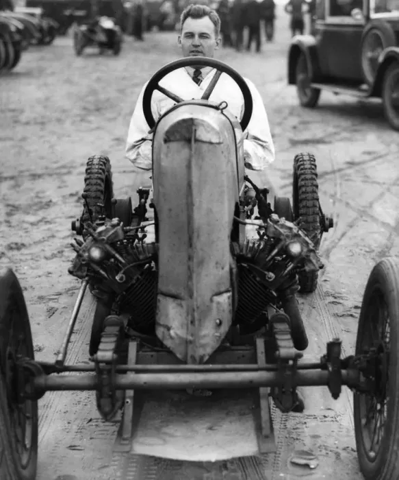 Framed Print : Basil Davenport, racing driver, in 1929 Framed Print : Basil Davenport, racing driver, in 1929