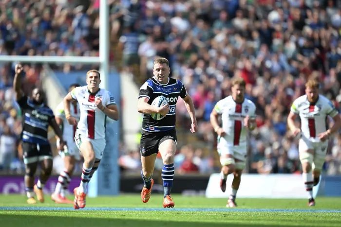 Framed Print : Bath v Leicester Tigers in the 2025 Gallagher English Premiership Framed Print : Bath v Leicester Tigers in the 2025 Gallagher English Premiership