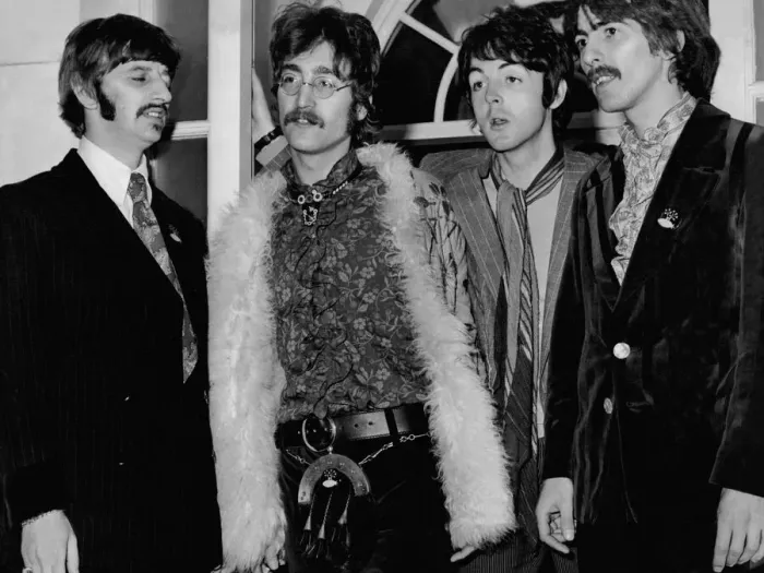 Framed Print : The Beatles promoting Sgt Peppers Lonely Hearts Club Band in 1967 Framed Print : The Beatles promoting Sgt Peppers Lonely Hearts Club Band in 1967
