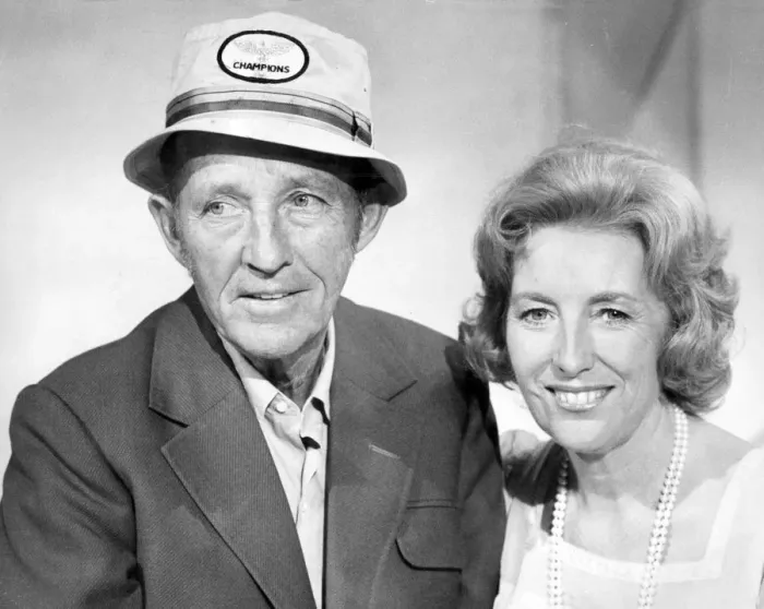 Framed Print : Bing Crosby and Vera Lynn, singers, 1975 Framed Print : Bing Crosby and Vera Lynn, singers, 1975