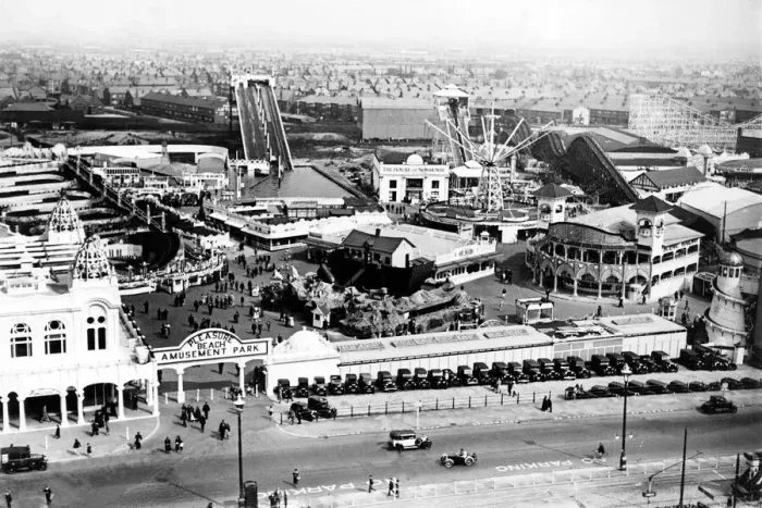 Framed Print : Blackpool Pleasure Beach in 1933 Framed Print : Blackpool Pleasure Beach in 1933