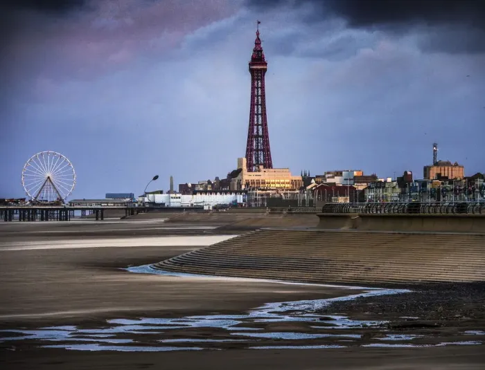Framed Print : Blackpool seafront, Lancashire
