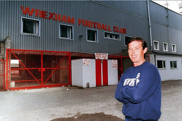 Brian Flynn, manager of Wrexham Football Club, 1991