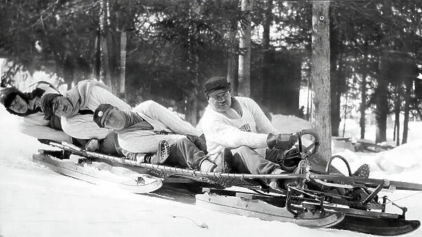 British Bobsleigh Team at Chamonix 1924