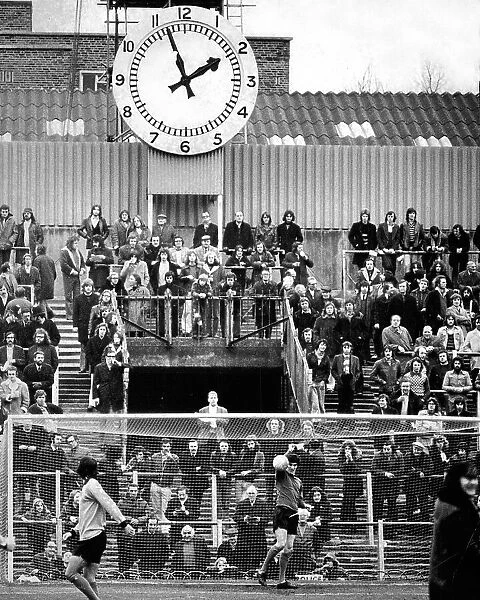The Clock End at Highbury 1973