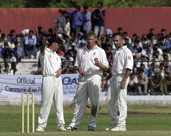 Cricket tour match: England v India A in Jaipur 2001