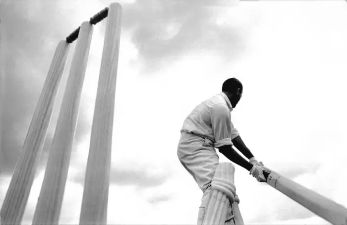 Framed Print : Cricketer Basil D Oliveira in action Framed Print : Cricketer Basil D Oliveira in action