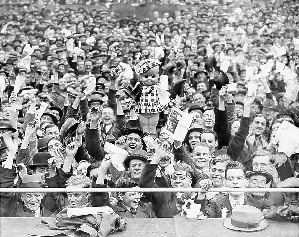 The crowd at the 1936 FA Cup Final