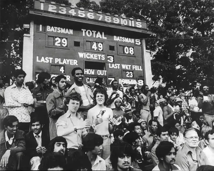 Framed Print : Crowd at Headingley for test match between England and West Indies 1976 Framed Print : Crowd at Headingley for test match between England and West Indies 1976