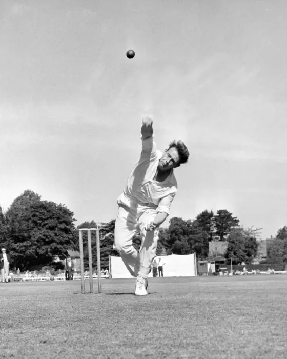Framed Print : England Cricketer David White David Butch White Framed Print : England Cricketer David White David Butch White