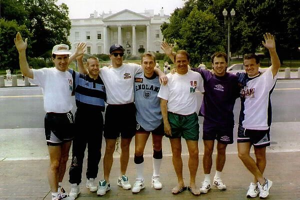 England players at the White House in USA 1993