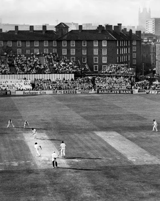 Framed Print : England v Australia 4th Test Match at The Oval 1975 Framed Print : England v Australia 4th Test Match at The Oval 1975