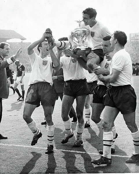 England v Scotland (9-3) Home International championship at Wembley 1961