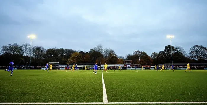 Framed Print : FA Cup first round. Tonbridge Angels v Harborough Town Framed Print : FA Cup first round. Tonbridge Angels v Harborough Town