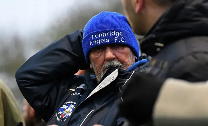 Framed Print : FA Cup first round. Tonbridge Angels v Harborough Town Framed Print : FA Cup first round. Tonbridge Angels v Harborough Town