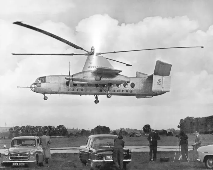 Framed Print : The Fairey Rotodyne at White Waltham airfield Berkshire 1958 Framed Print : The Fairey Rotodyne at White Waltham airfield Berkshire 1958