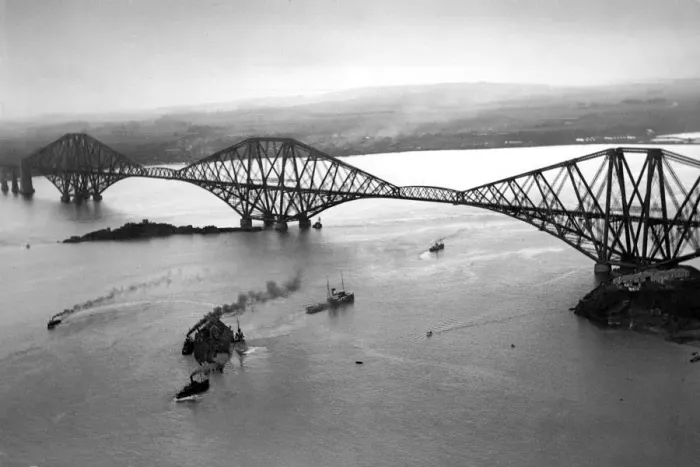 Framed Print : The Forth Bridge 1935 Framed Print : The Forth Bridge 1935