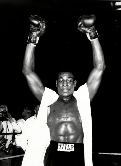 Framed Print : Frank Bruno 1982 Framed Print : Frank Bruno 1982