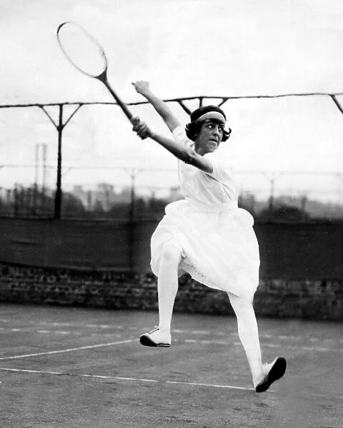 Game, Set and Match. Woman Tennis Player 1922
