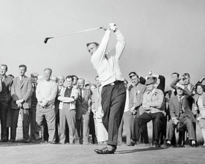 Framed Print : Golfer Arnold Palmer pictured in action in the Ryder Cup at Lytham St Annes 1961 Framed Print : Golfer Arnold Palmer pictured in action in the Ryder Cup at Lytham St Annes 1961