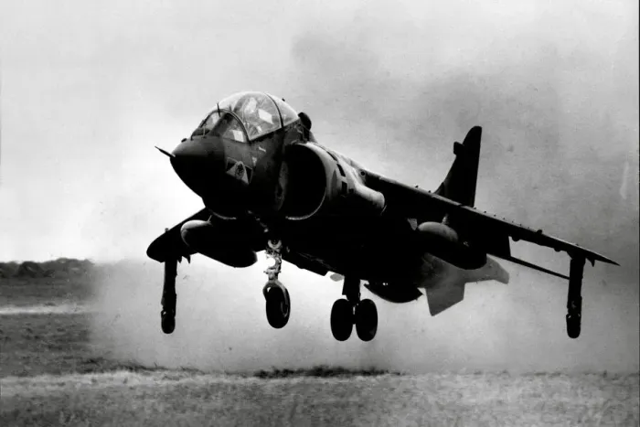 Framed Print : A Harrier T4A Framed Print : A Harrier T4A