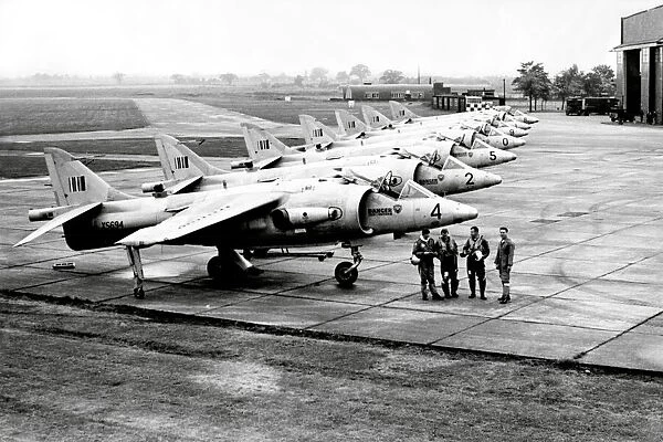 Hawker - Kestrel FGA. 1 Jump Jets at RAF Bircham Newton