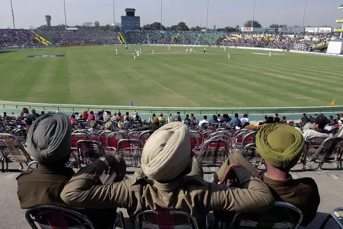 Framed Print : India vs. England, 1st Test, Chandigarh Framed Print : India vs. England, 1st Test, Chandigarh