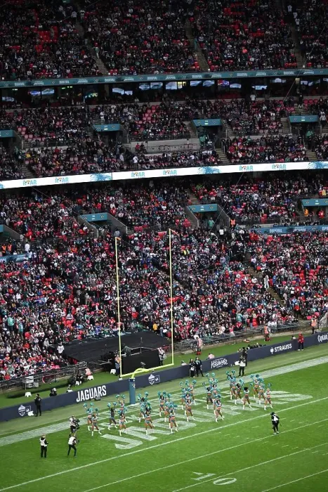 Framed Print : Jacksonville Jaguars v New England Patriots. Wembley stadium, London 2024 Framed Print : Jacksonville Jaguars v New England Patriots. Wembley stadium, London 2024