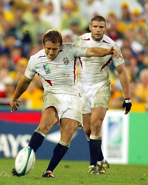 Jonny Wilkinson's dramatic last-minute winning drop goal in the 2003 Rugby World Cup final
