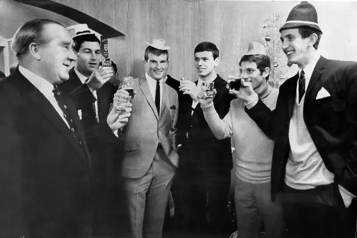 Framed Print : Leyton Orient Football Club christmas party 1966 Framed Print : Leyton Orient Football Club christmas party 1966